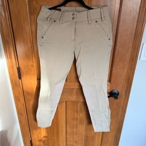 NWT Ariat Heritage Elite Knee Patch Breeches in Khaki - Women's 28L